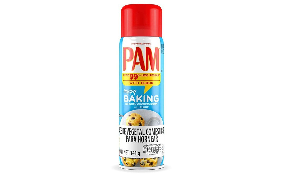Pam Happy Baking No-Stick Cooking Spray with Flour   Bottle  141 grams